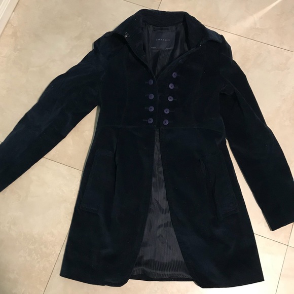 Zara Jackets & Blazers - Zara Blue Coat